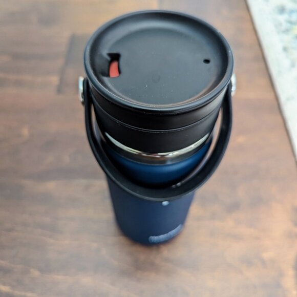 Hydro Flask 16 oz Wide Mouth Bottle with Flex Sip Lid Indigo - Picture 2 of 4